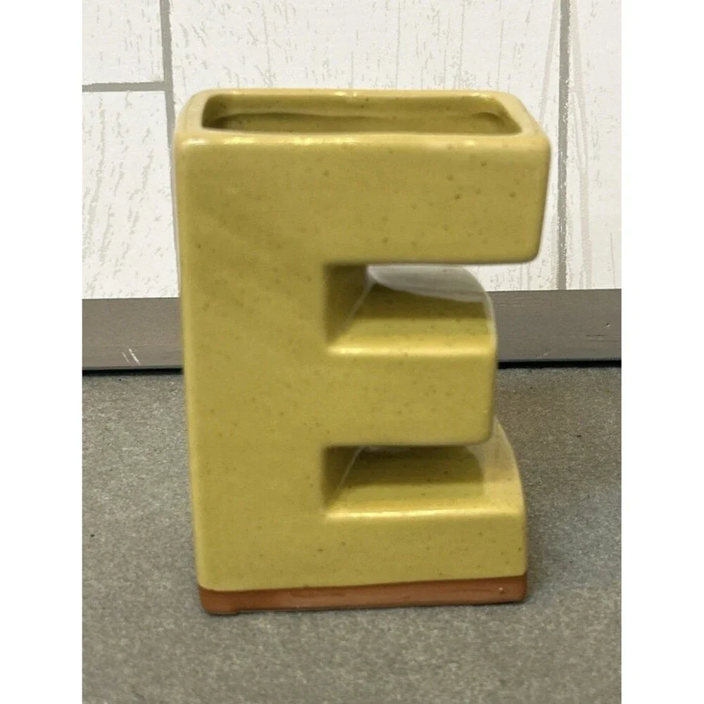 Ashland Santa Fe Ceramic Letter Planters READ Set of 4 Black/Green/White